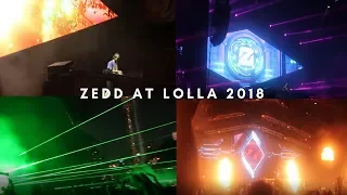 EXTREMELY RAW FOOTAGE OF ZEDD AT LOLLA 2018