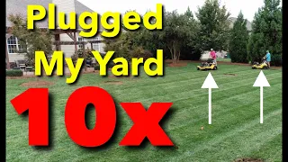 Over 30 Lawn Care Tips in ONE Video / Aeration & Over-Seeding