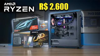 O MELHOR PC GAMER AMD POR R$ 2600 E COMO MELHORAR ELE NO FUTURO