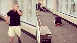 Мальчик ждал друга в аэропорту, но вдруг увидел такое, что рухнул на пол в слезах.