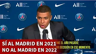 MBAPPÉ | EXPLICA por qué QUERÍA IR AL REAL MADRID en 2021 y en 2022 YA NO | DIARIO AS