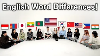 American Was Shocked by English Word Differences In 10 Asian Countries!