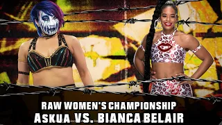 WWE 2K22 Wrestlemania 39 Full Match - Asuka VS. Bianca Belair - Raw Womens Championship