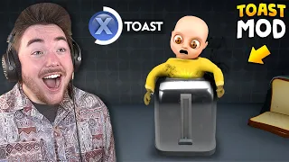TOASTING THE BABY MOD!!! | The Baby In Yellow Gameplay (Mods)
