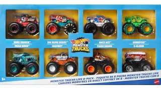 Hot Wheels Monster Trucks Live 8 Pack [Revealed]