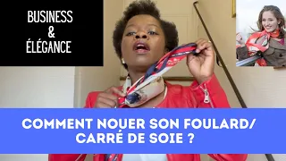 Comment porter son foulard ou carré de soie avec élégance ? | ÉLÉGANCE