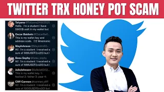 Twitter DM TRX Honey Pot Multi Sig Wallet Scam