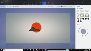 How to make a free Logo in  microsoft PAINT 3D.