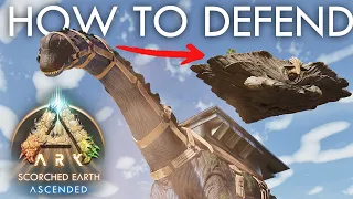 HOW TO  Defend Against An Oasisaur In Ark Ascended Scorched Earth