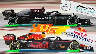 Ферстаппен против Хэмилтона 2021: Red Bull RB16B или Mercedes W12!