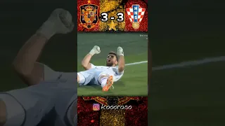 إسبانيا ضد كرواتيا 🇭🇷🇪🇸 ضربات ترجيح ⚽