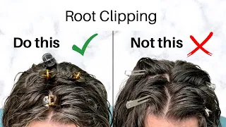 Root Clipping for Volume on Wavy/Curly Hair with NO Weird Separations!