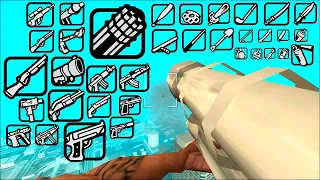 All Weapons & Sounds of GTA San Andreas in 54 Seconds « First Person »