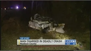 Madison County man charged with murder in New Year's Day crash