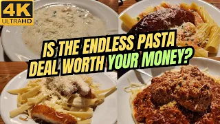 OLIVE GARDEN ENDLESS PASTA REVIEW | IS IT WORTH YOUR MONEY? | #MrBucketlist