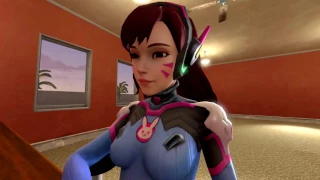 [SFM Overwatch]  D.va challenged tracer