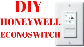 DIY Honeywell Econo Switch timer full installation tutorial program Solar Honey Well EconoSwitch