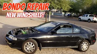 Bondo repair | window sill plate | Honda Prelude