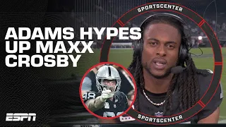 Maxx Crosby is a MONSTER! - Davante Adams on the Raiders DE after beating the Packers | SportsCenter