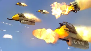 A FLOCK OF FLYING TANKS