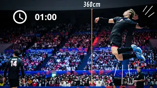 One minute compilation: Crazy Spikes by Yuji Nishida (西田 有志)