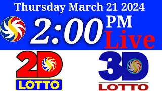 Pcso Lotto Results Today 2pm March 21 2024