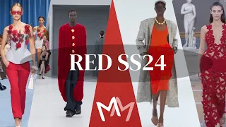 Color Trending Red for SS24