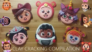 cocomelon halloween jj friends clay cracking compilation 코코멜론 할로윈 제이제이 친구들 점토 부수기 위주로 편집