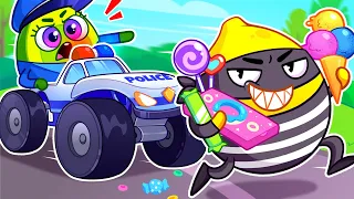 🚔 Let's Go Police Monster Truck! ✨ Rescue Team Find My Toy || Best Kids Cartoon by Meet Penny 🥑💖