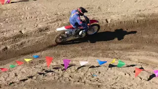 Woodland MX 250 beginner 6th place