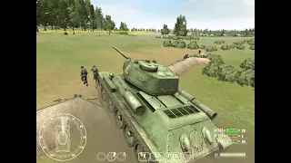 T-34 против «Тигра» ч.1 - "T-34 vs tiger tank" Прохождение игры: ч.1 Освобождение