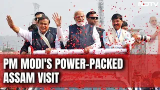 PM In Assam | PM Modi Launches Rs 11,600 Crore Worth Projects In Assam, Holds Roadshow