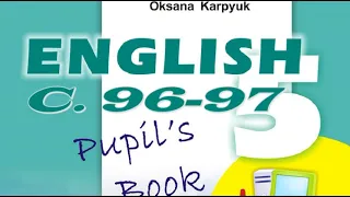 Карпюк 5 Тема 3 Урок 1 Speaking сторінки 96-97 ✔Відеоурок