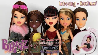 Bratz Series 3 + Funky Fashion Furniture Retro-Swing Chair Unboxing and Review!