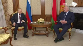 Путин прилетел с государственным визитом в Беларусь