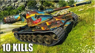 Kranvagn против СЕМЕРЫХ 🌟 World of Tanks лучший бой на шведском тт