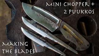 Knife Making- Three Knives Part 1: Forging, Heat Treating, and Grinding