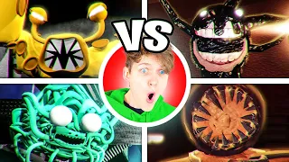 ALL GARTEN OF BANBAN JUMPSCARES vs ROBLOX DOORS ALL JUMPSCARES!? (LANKYBOX REACTION!)