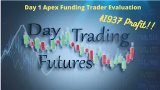 Day Trading| Apex Funding Trader Evaluation| Day 1