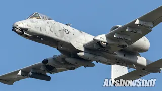 Dual A-10 Field Attack Demo - EAA AirVenture Oshkosh 2019