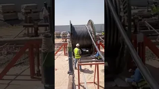 Dubai dewa electrical cable pulling