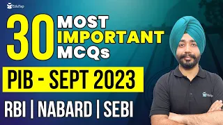 PIB Current Affairs MCQs | Important Current Affairs Revision | RBI, SEBI and NABARD Preparation