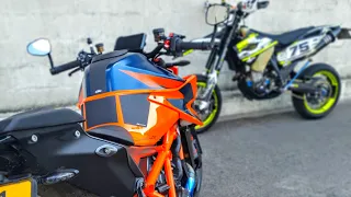 Supermoto vs Brand New Superduke 1290R! | Summer Italy 2021