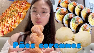 Pão de queijo coreano? Provando pães coreanos !💖