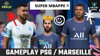 FIFA 22 / Paris Saint Germain vs Marseille / Ligue 1 Season 2021/2022 // Full Game / Gameplay PS5 4k