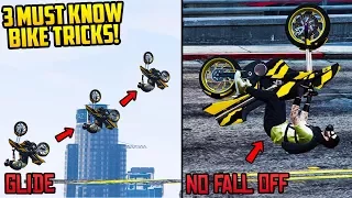 3 MUST KNOW OPPRESSOR TRICKS! Never Fall Off, Glide Forever & Fly Better! (GTA Online)