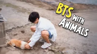 BTS with Animals (Cute Moments)