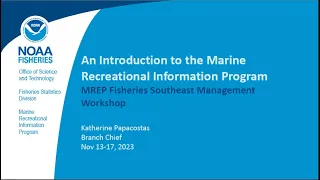 Marine Recreational Information Program (MRIP)