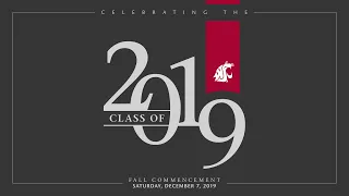 Fall 2019 Commencement Ceremony [captioned]