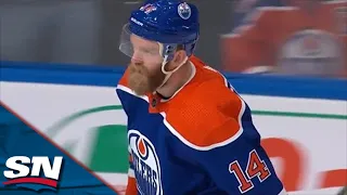 Mattias Ekholm Blasts Slapshot To Record First Playoff Goal With Oilers